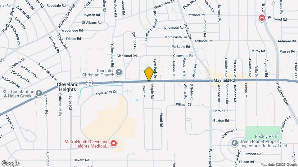 3760 Mayfield Rd Map and Location Details