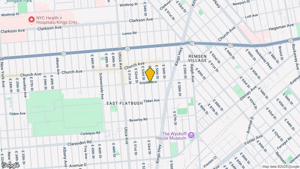 354 E 54th St Mapa y Detalles de la Ubicación