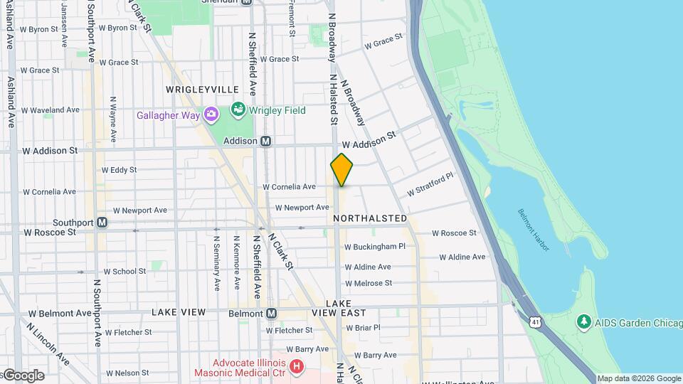 755 W Cornelia Ave, Unit 3E Map and Location Details
