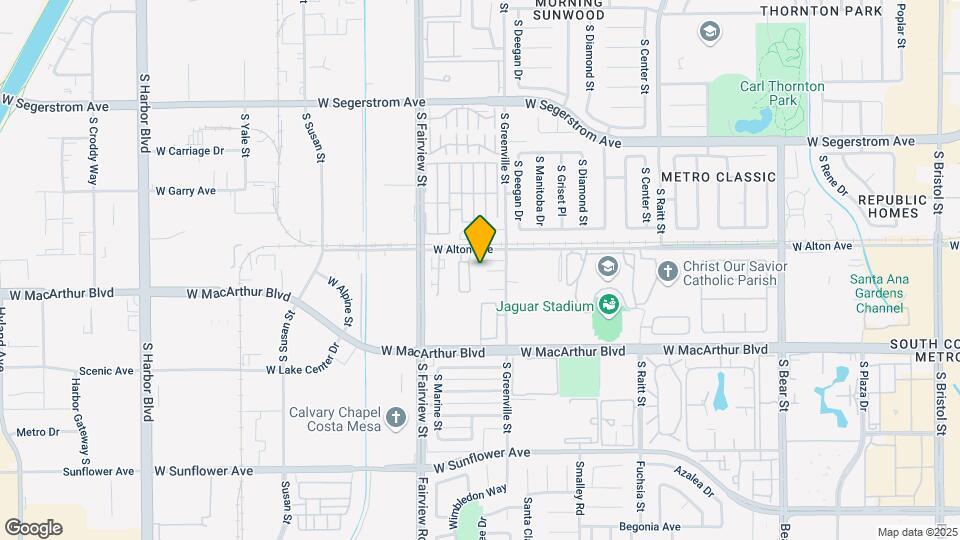 2617 W Columbine Ave Map and Location Details