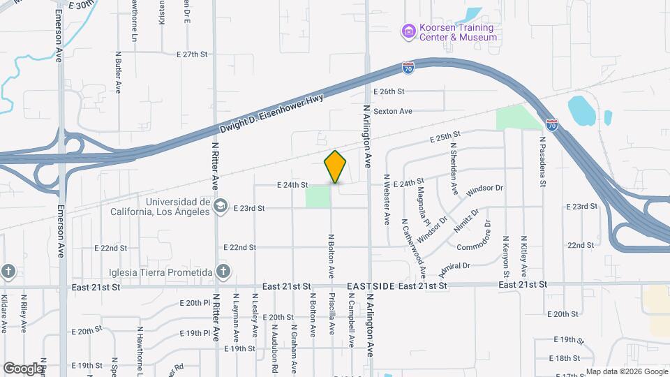2417 N Bolton Ave Map and Location Details