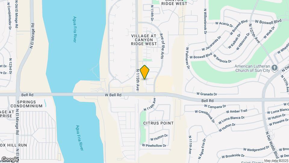 17244 N 114th Dr Map and Location Details