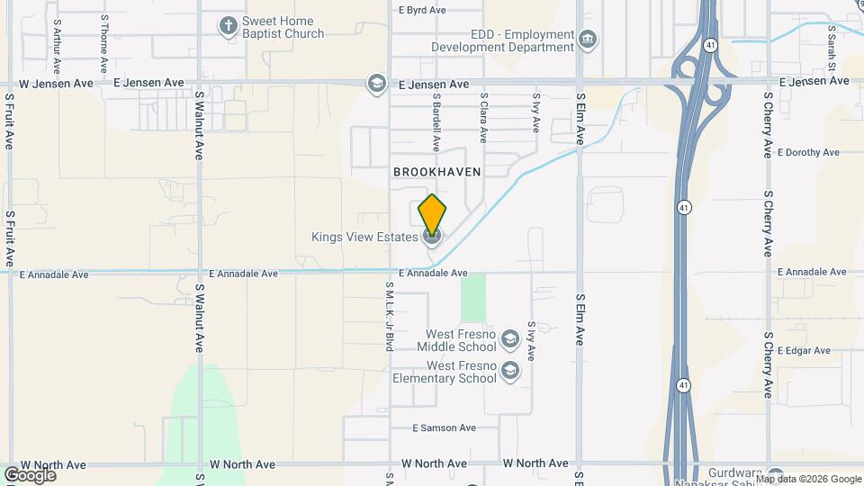 Kings View Estates Map and Location Details