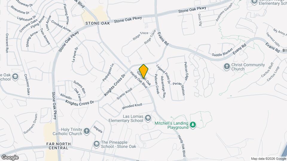 834 Quitman Oak Map and Location Details