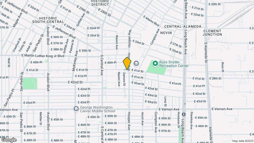 1278-1280 E 41st St Map and Location Details