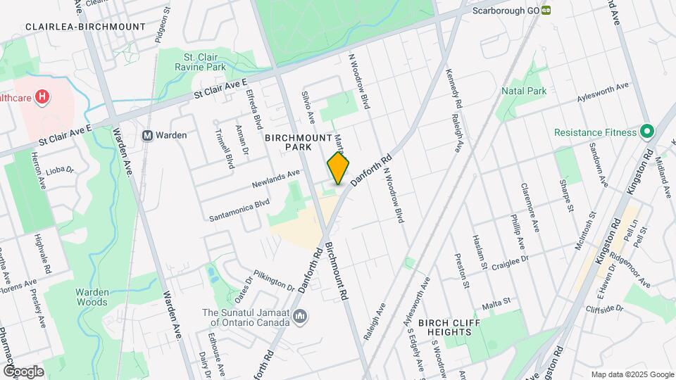 506 Danforth Rd Map and Location Details