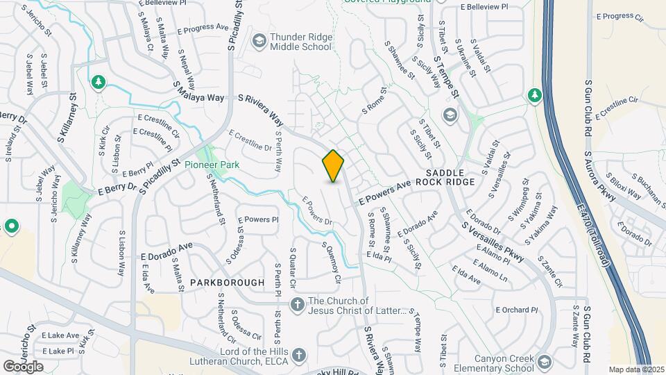 5615 S Quemoy Ct Map and Location Details