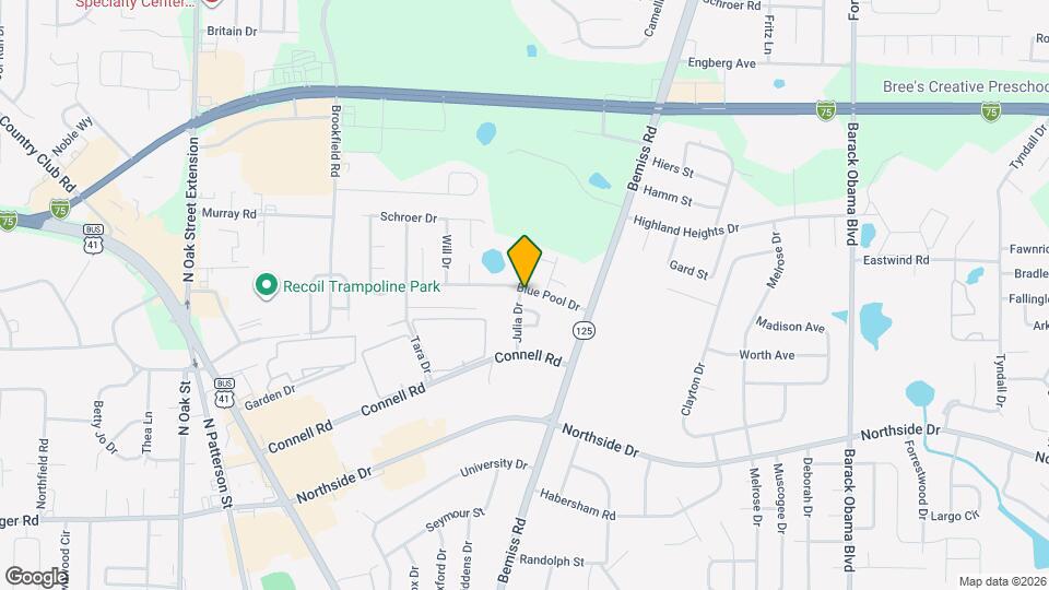 153 Blue Pool Dr Map and Location Details