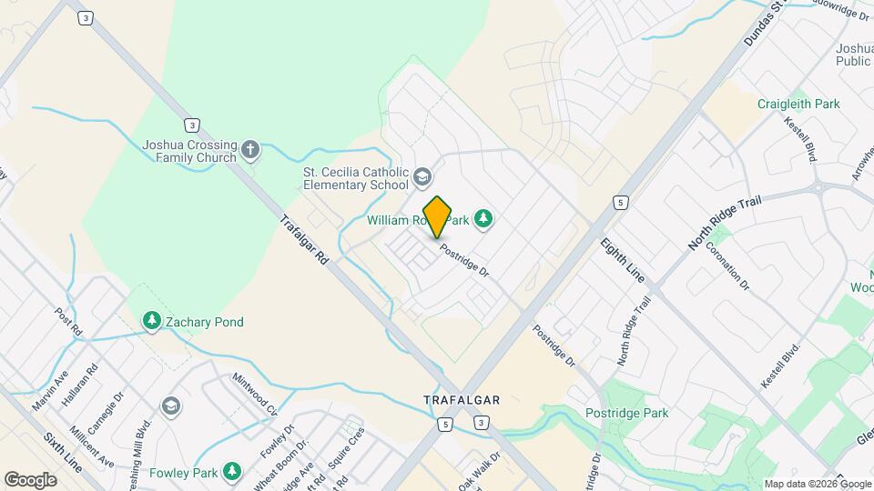 3106 Postridge Dr Map and Location Details