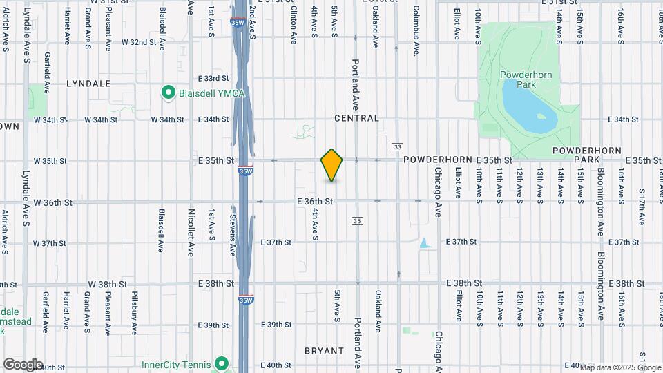 3536 S 5th St, Unit 2 Map and Location Details