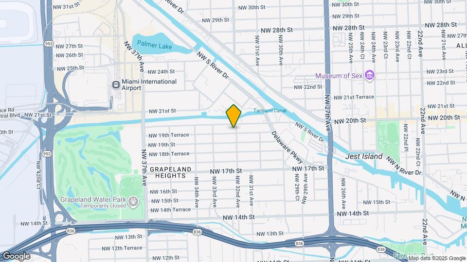 3211 NW 19th Terrace Map and Location Details