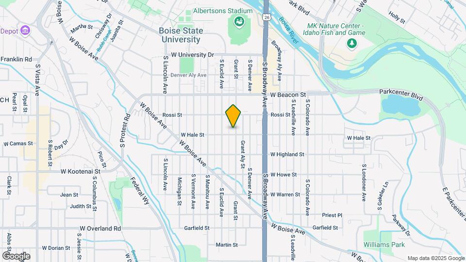 1202 W Hale St Map and Location Details