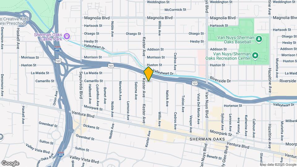 4760 Kester Ave Map and Location Details