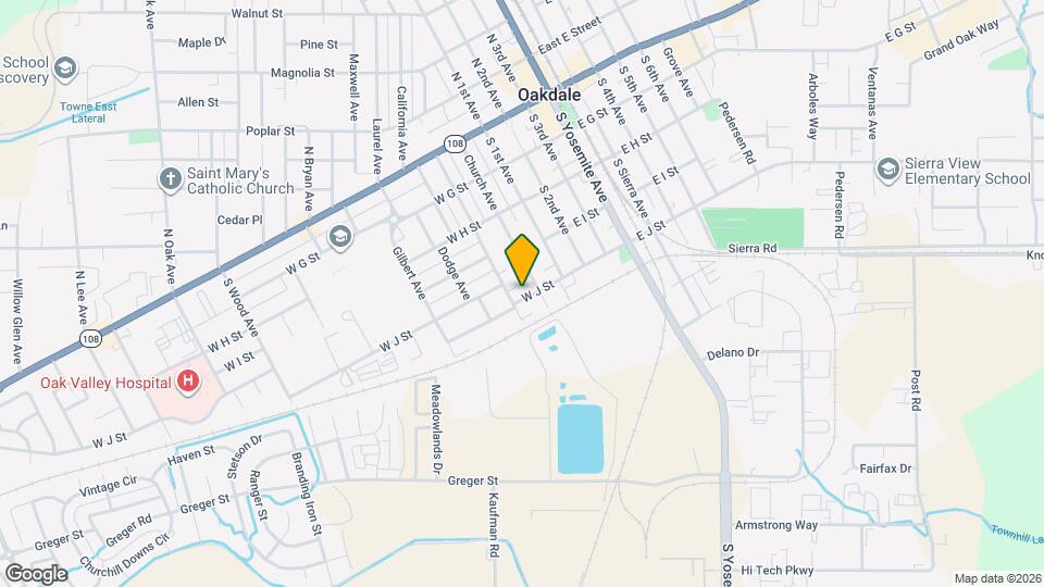 260 W J St Map and Location Details