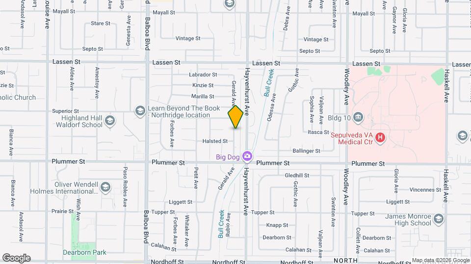 9616 Gerald Ave Map and Location Details