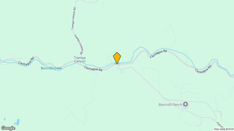 20500 Cachagua Rd Map and Location Details