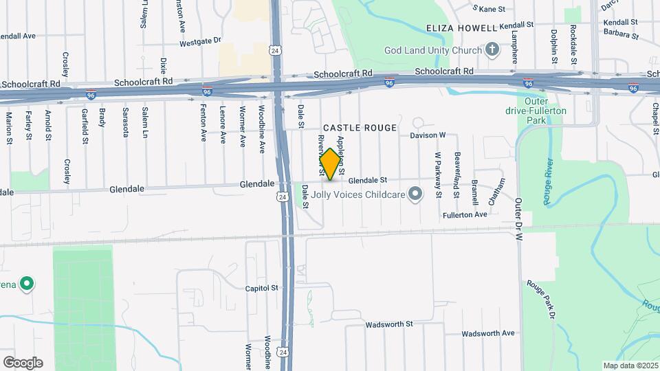 12734 Riverview St Map and Location Details