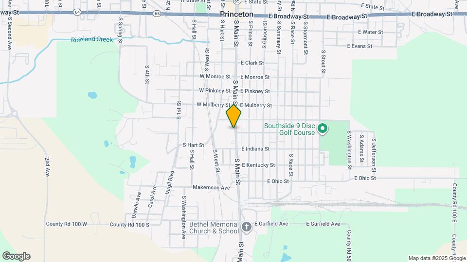 829 S Main St Map and Location Details