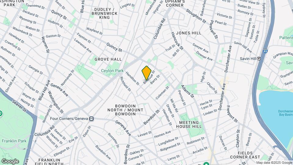 68 Bellevue St Map and Location Details