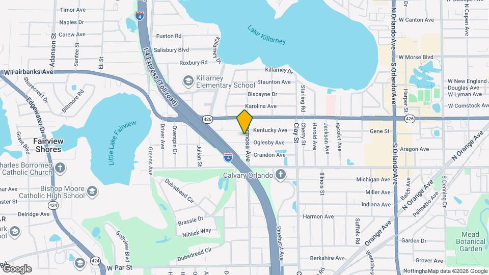 725 Formosa Ave, Unit #2 Mapa y Detalles de la Ubicación