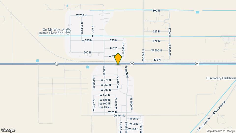 390 N 4100 W Map and Location Details