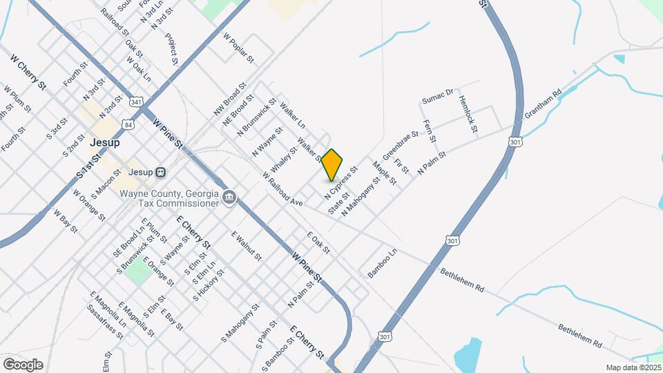 619 N Cypress St Map and Location Details