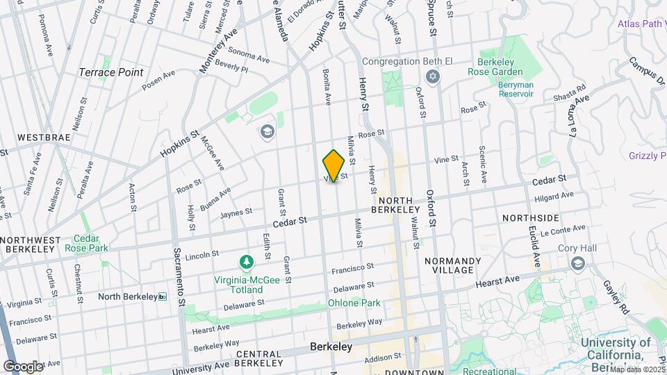1504 Bonita Ave Map and Location Details