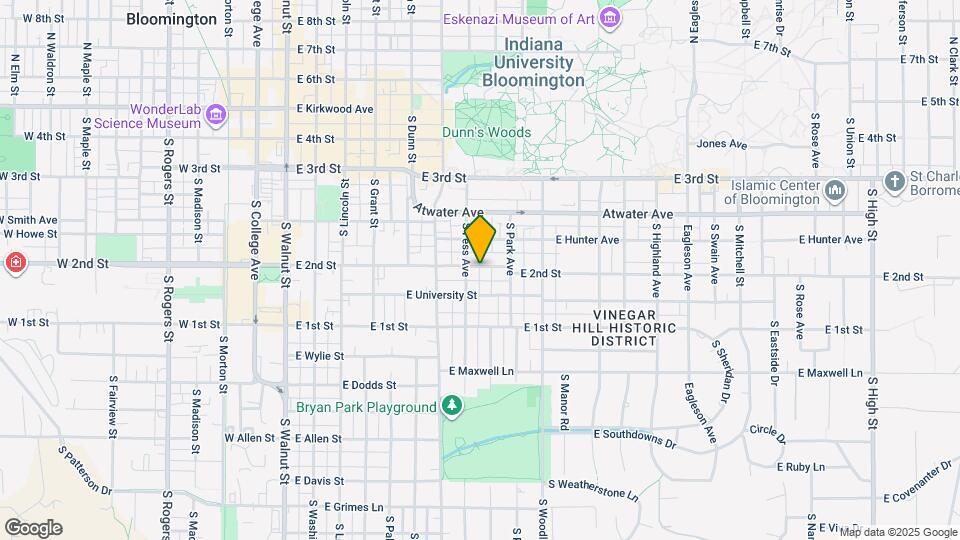 710 E 2nd St Map and Location Details