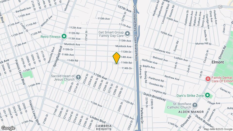 11434 227th St Map and Location Details