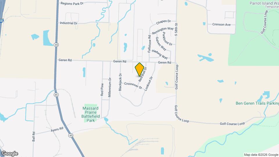 7006 Red Bud Dr Map and Location Details