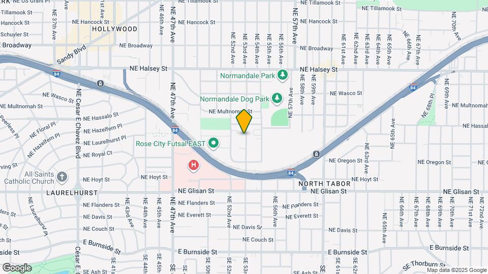 845 NE 53rd Ave Map and Location Details