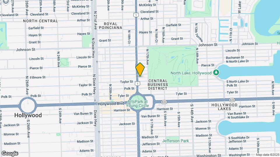 1725 Taylor St Map and Location Details