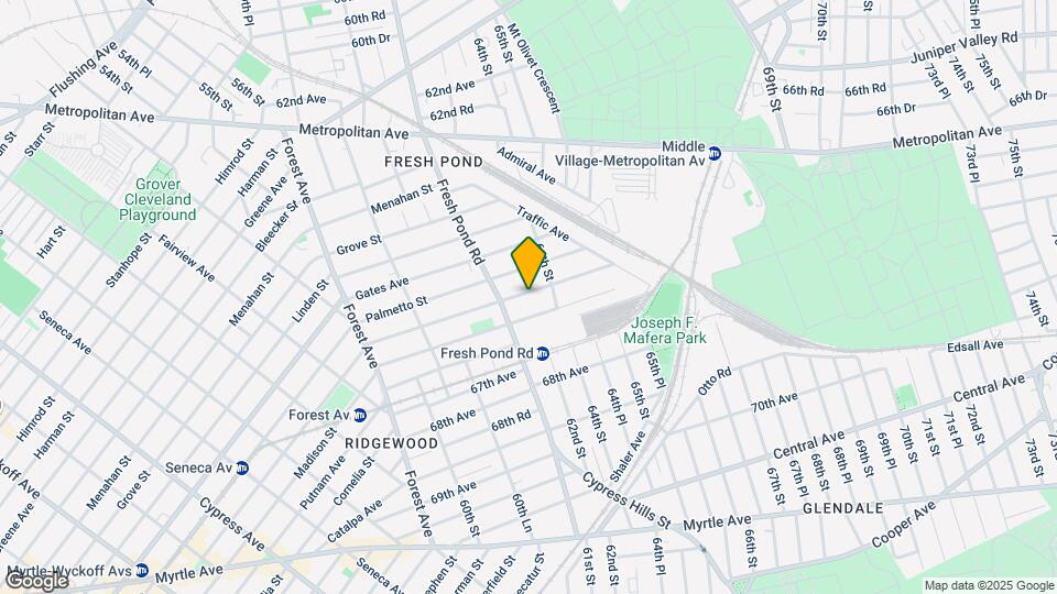 61-26 Woodbine St Mapa y Detalles de la Ubicación