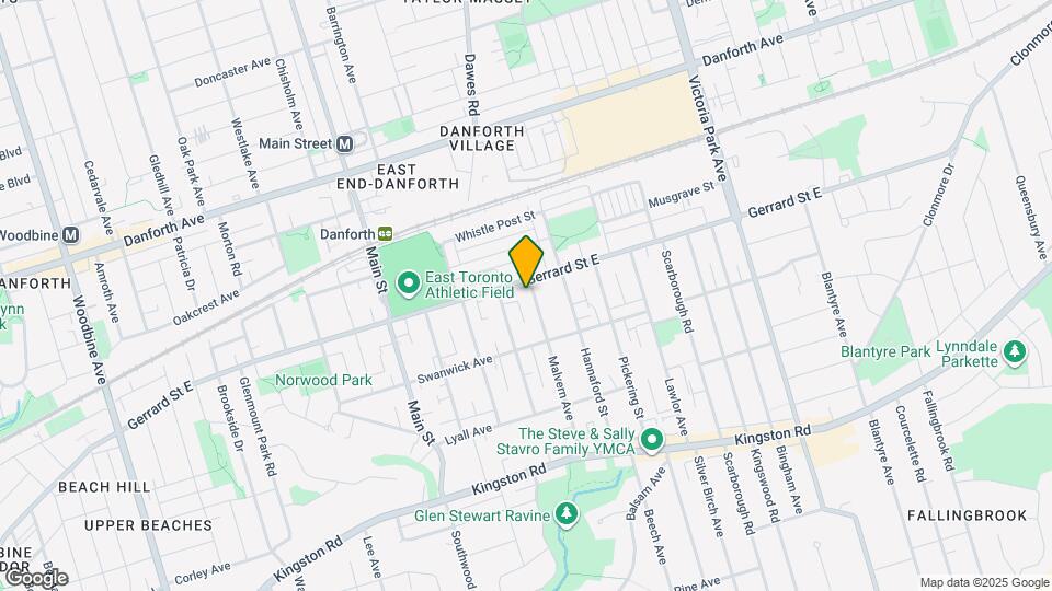 124 Malvern Ave Map and Location Details