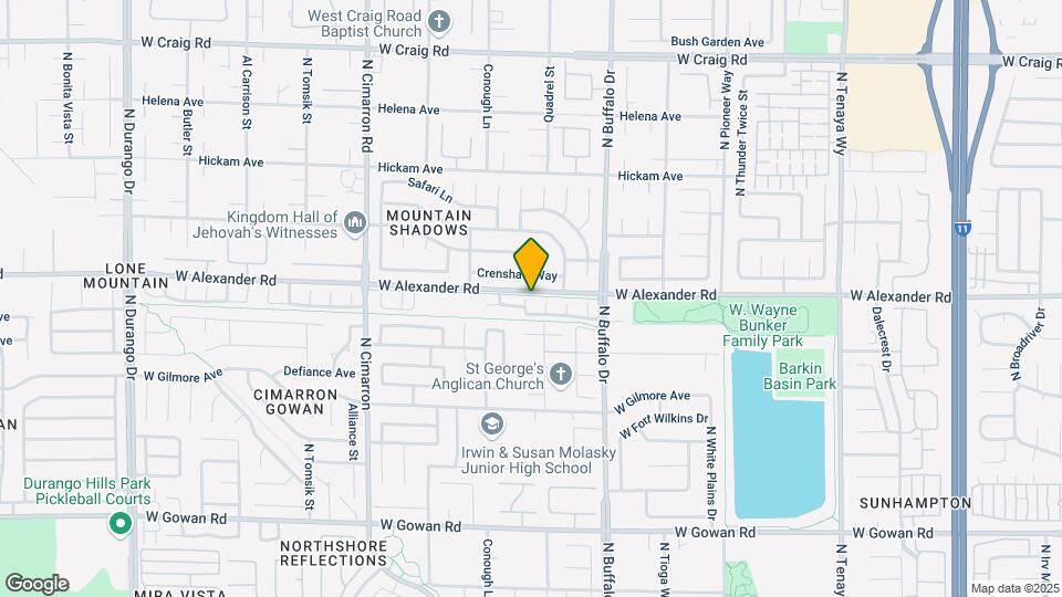 3968 N Moon Tango St Map and Location Details