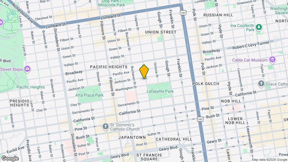 2339 Laguna St Map and Location Details
