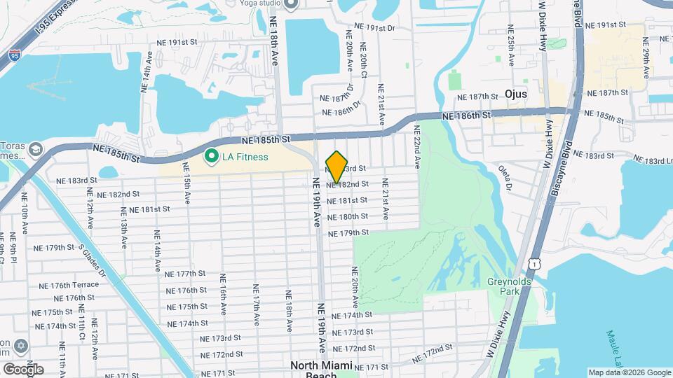 1960 NE 182nd St Map and Location Details