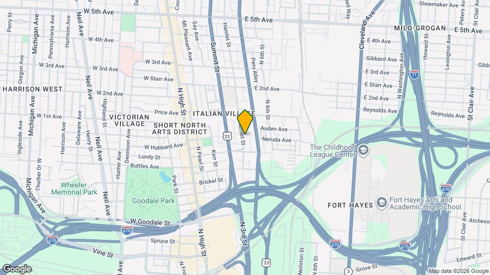 794 Hamlet St Map and Location Details