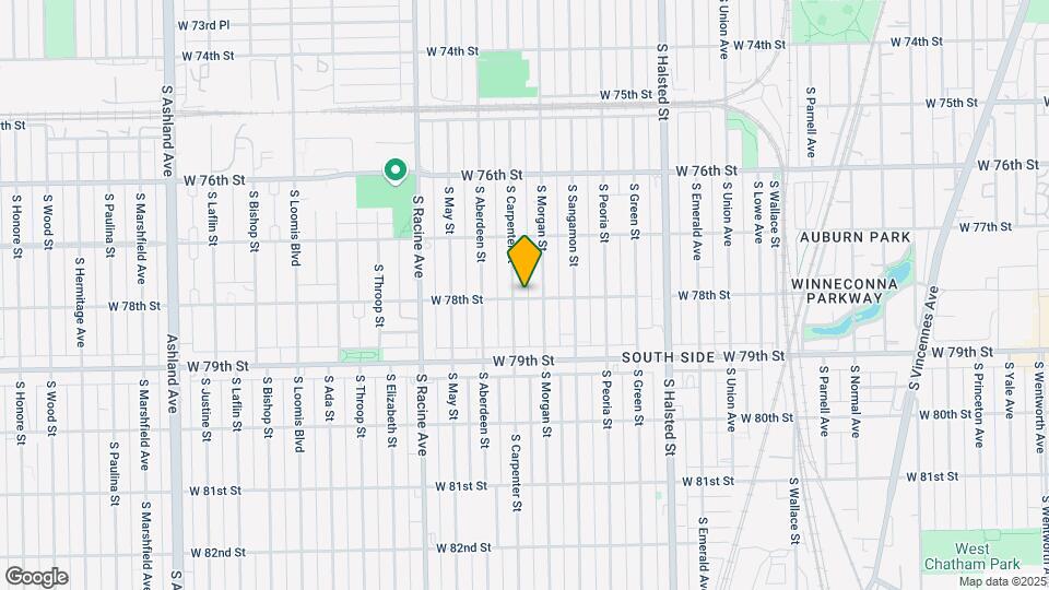 7757-7759 S Carpenter St Mapa y Detalles de la Ubicación