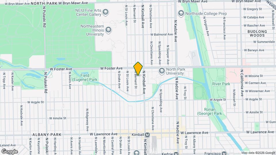 5123 N Bernard St Map and Location Details