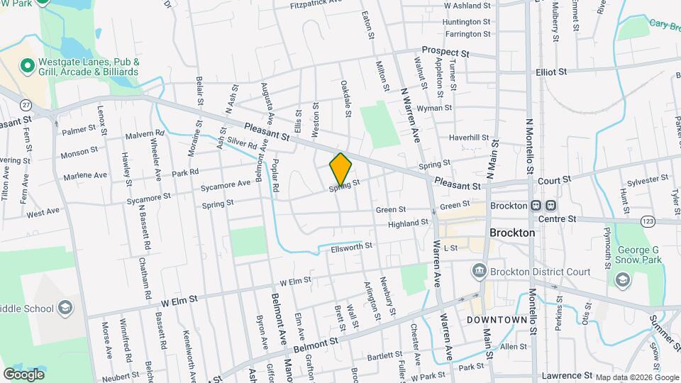 206 Spring St, Unit Apt #2 Map and Location Details