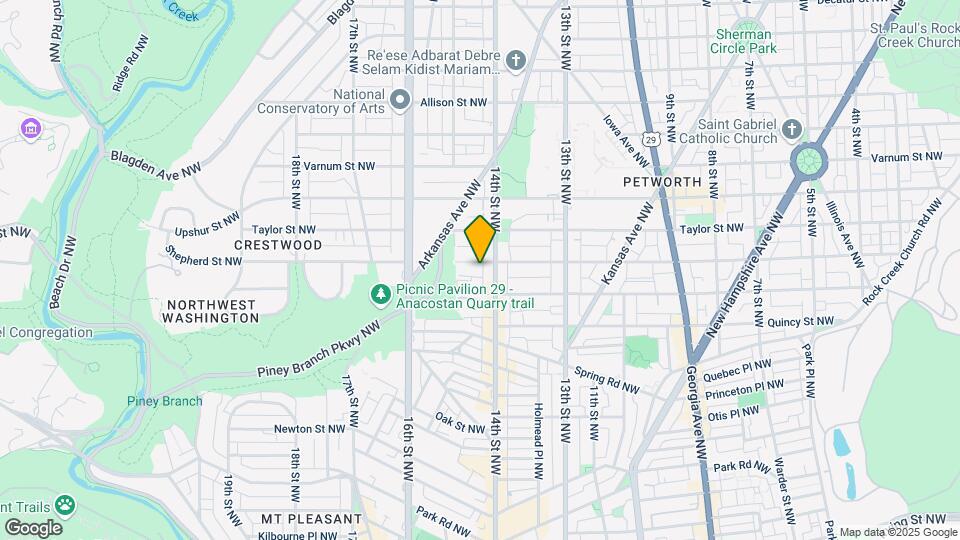 1408 Shepherd St NW Map and Location Details