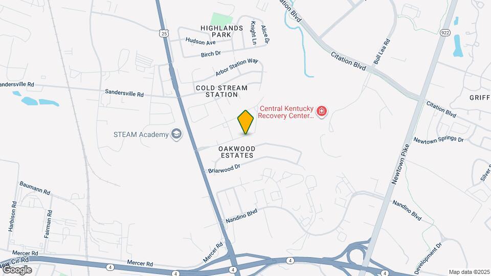 1130 Oakwood Dr Map and Location Details