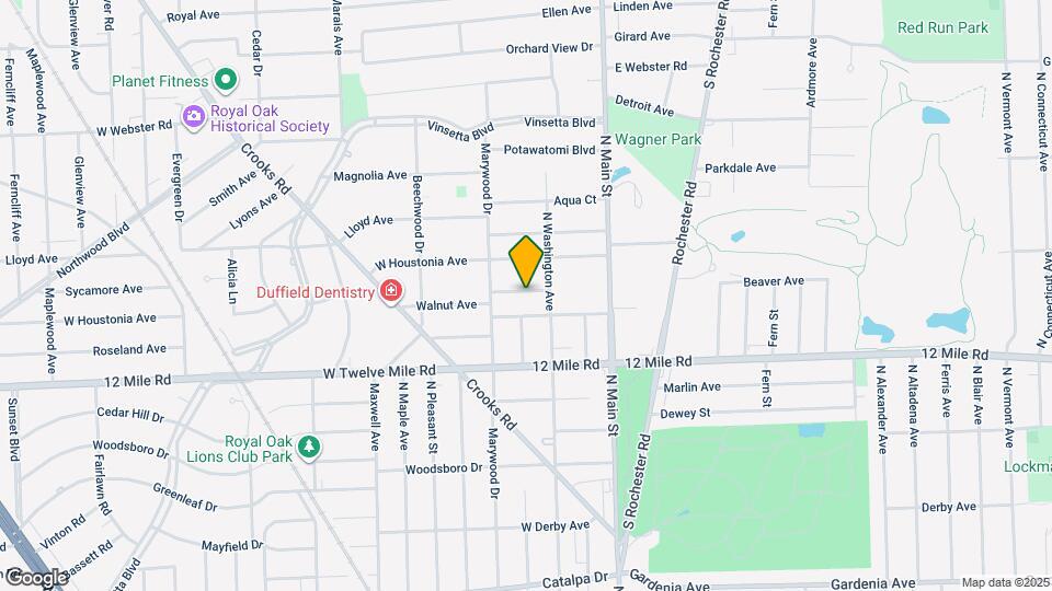 122 W Houstonia Ave Map and Location Details