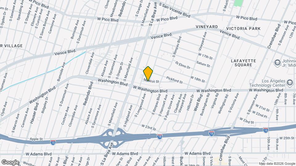 4850 1/2 Mascot St Map and Location Details