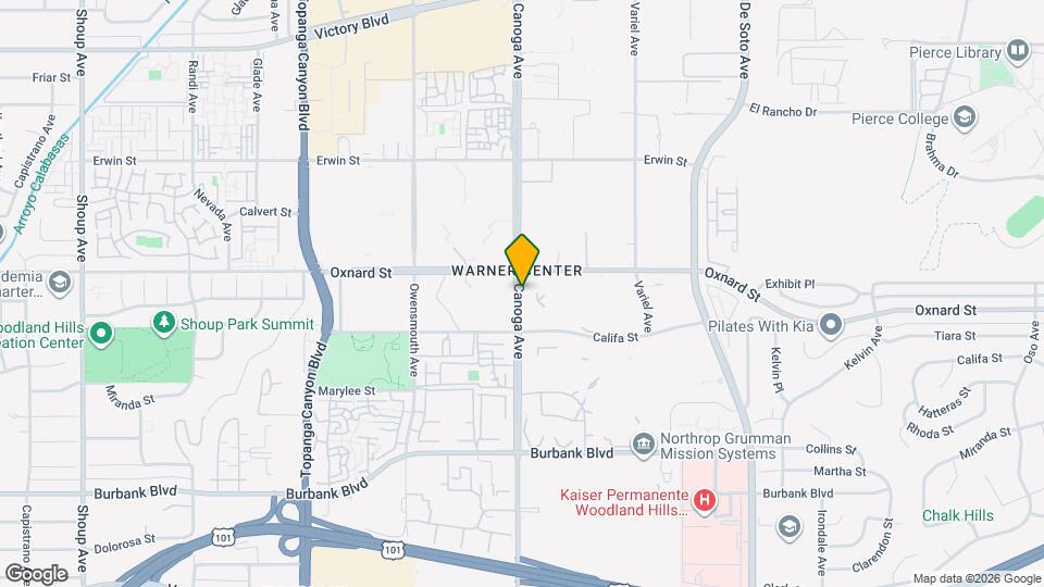 22745 Califia St Map and Location Details