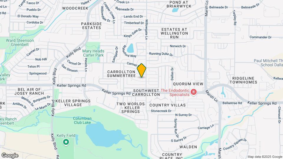 2623 Fallcreek Dr Map and Location Details