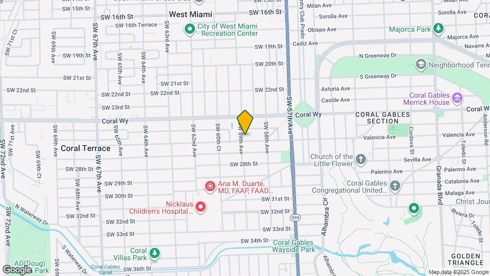 5893 SW 26th St Map and Location Details