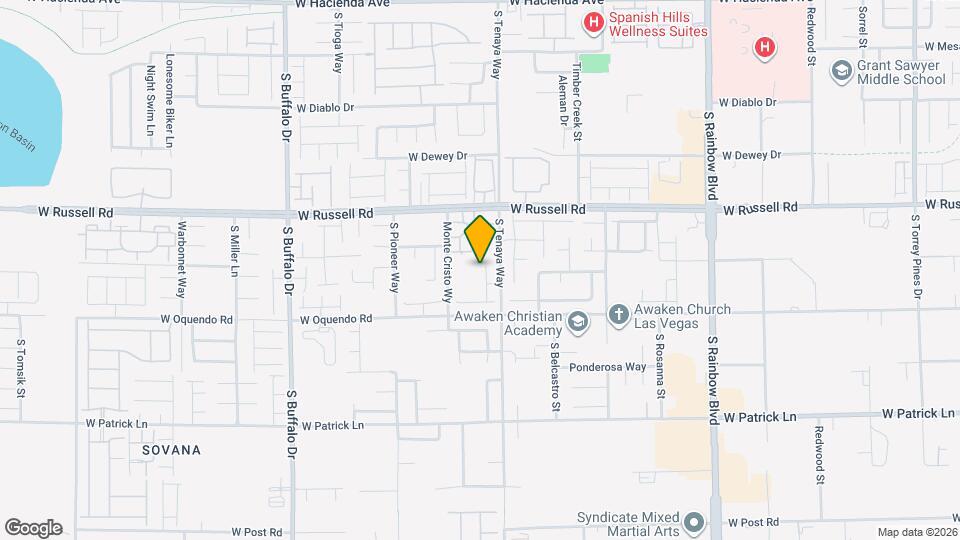 5817 Golden Wing St Map and Location Details