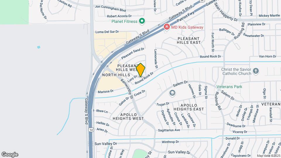 4739 Round Rock Dr Map and Location Details